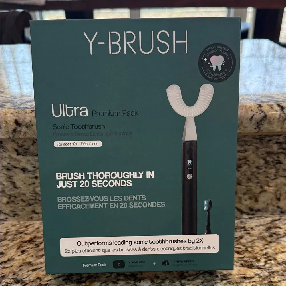 Black Sonic Toothbrush - Ultra Premium Pack